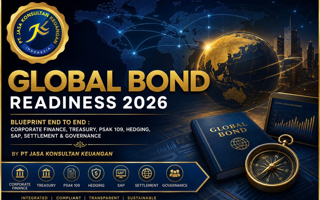 Global Bond Readiness 2026 Blueprint End to End : Corporate Finance, Treasury, PSAK 109, Hedging, SAP, Settlement & Governance V2 By PT Jasa Konsultan Keuangan