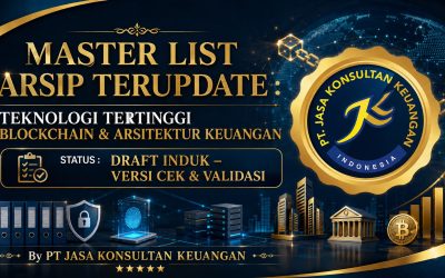 Master List Arsip Terupdate : Teknologi Tertinggi Blockchain & Arsitektur Keuangan Status : Draft Induk – Versi Cek & Validasi By PT Jasa Konsultan Keuangan