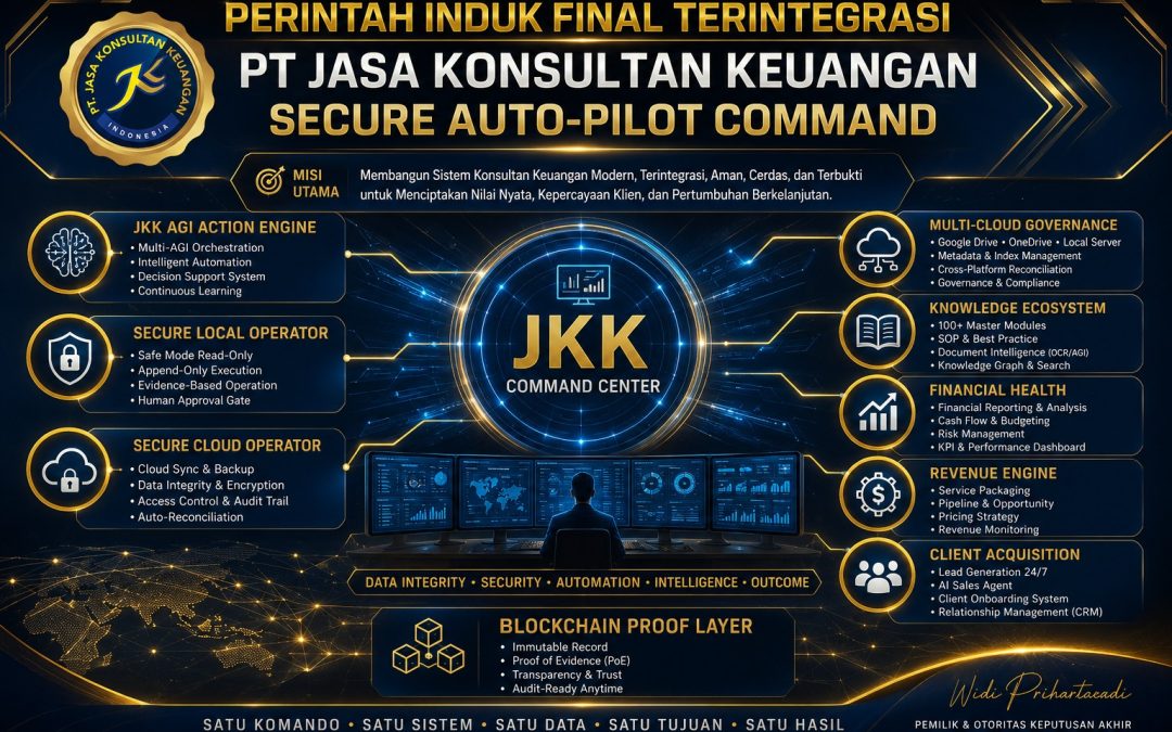 Perintah Induk Final Terintegrasi  PT Jasa Konsultan Keuangan SECURE AUTO-PILOT COMMAND