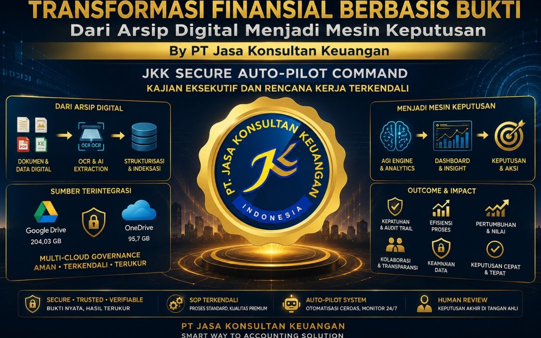 Transformasi Finansial Berbasis Bukti  Dari Arsip Digital Menjadi Mesin  Keputusan By PT Jasa Konsultan Keuangan