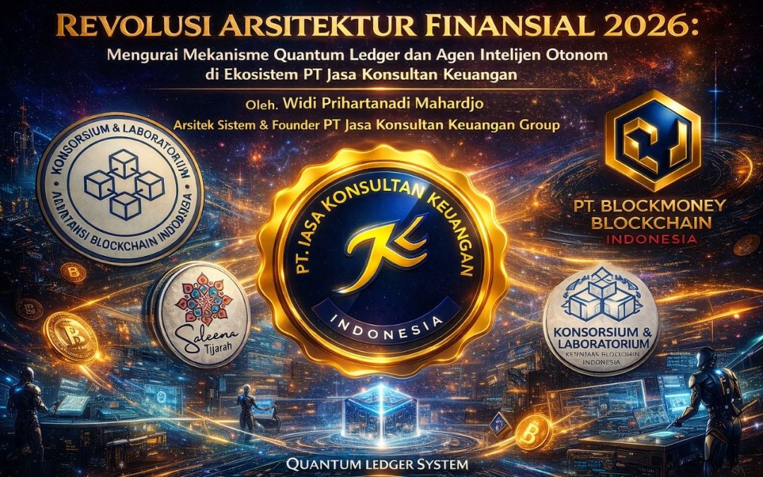 Revolusi Arsitektur Finansial 2026: Mengurai Mekanisme Quantum Ledger dan Agen Intelijen Otonom di Ekosistem PT Jasa Konsultan Keuangan Oleh: Widi Prihartanadi Mahardjo Arsitek Sistem & Founder PT Jasa Konsultan Keuangan Group