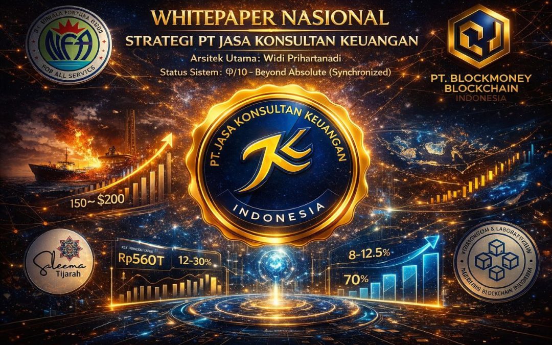 WHITEPAPER NASIONAL REPUBLIK INDONESIA V1 DOKTRIN KEDAULATAN EKONOMI KUANTUM SINKRONISASI TOTAL MMT + QUANTUM LEDGER + AEON-X AI MENUJU INDONESIA EMAS 2045 STATUS: GLOBAL-GRADE POLICY PAPER  BY PT JASA KONSULTAN KEUANGAN