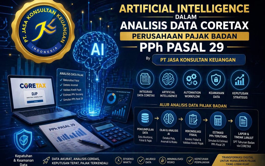 Artificial Intelligence dalam Analisis Data Coretax Perusahaan Pajak Badan PPh Pasal 29 By PT Jasa Konsultan Keuangan