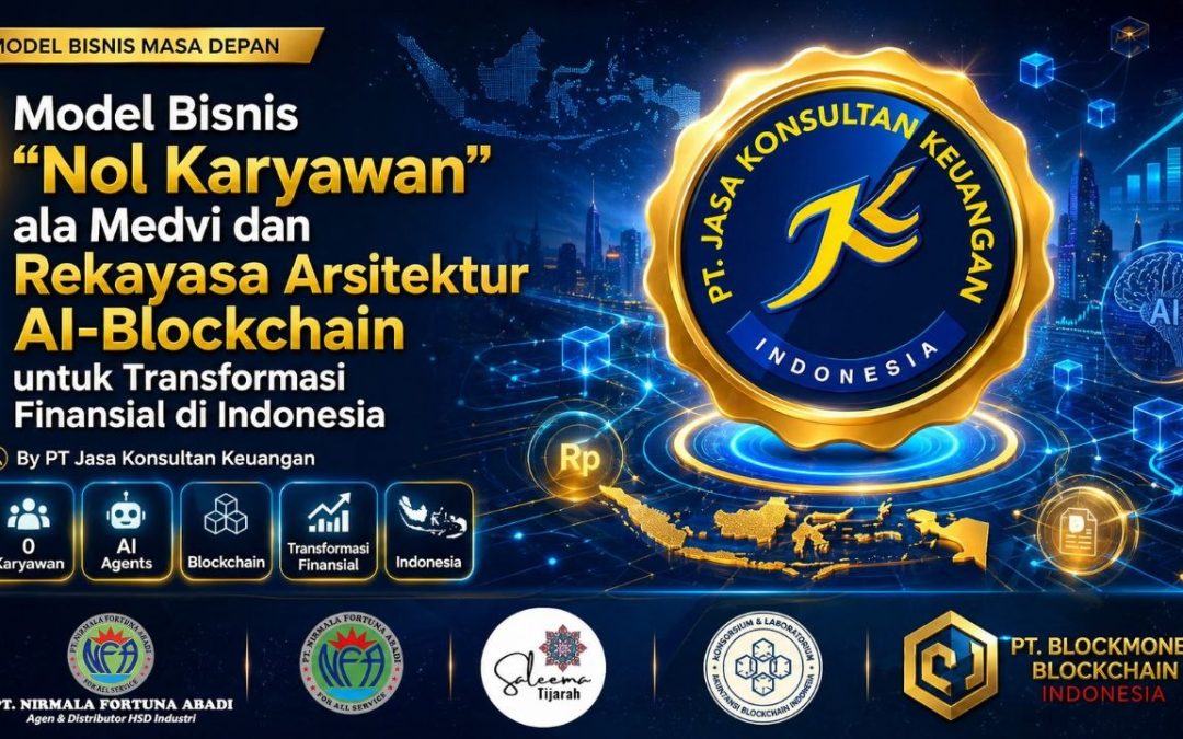 Model Bisnis “Nol Karyawan” ala Medvi dan Rekayasa Arsitektur AI-Blockchain untuk Transformasi Finansial di Indonesia v5  By PT Jasa Konsultan Keuangan