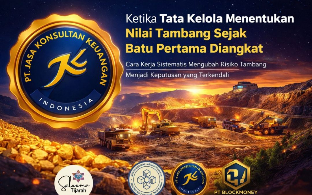 KETIKA TATA KELOLA MENENTUKAN NILAI TAMBANG SEJAK BATU PERTAMA DIANGKAT CARA KERJA SISTEMATIS MENGUBAH RISIKO TAMBANG MENJADI KEPUTUSAN YANG TERKENDALI BY PT JASA KONSULTAN KEUANGAN