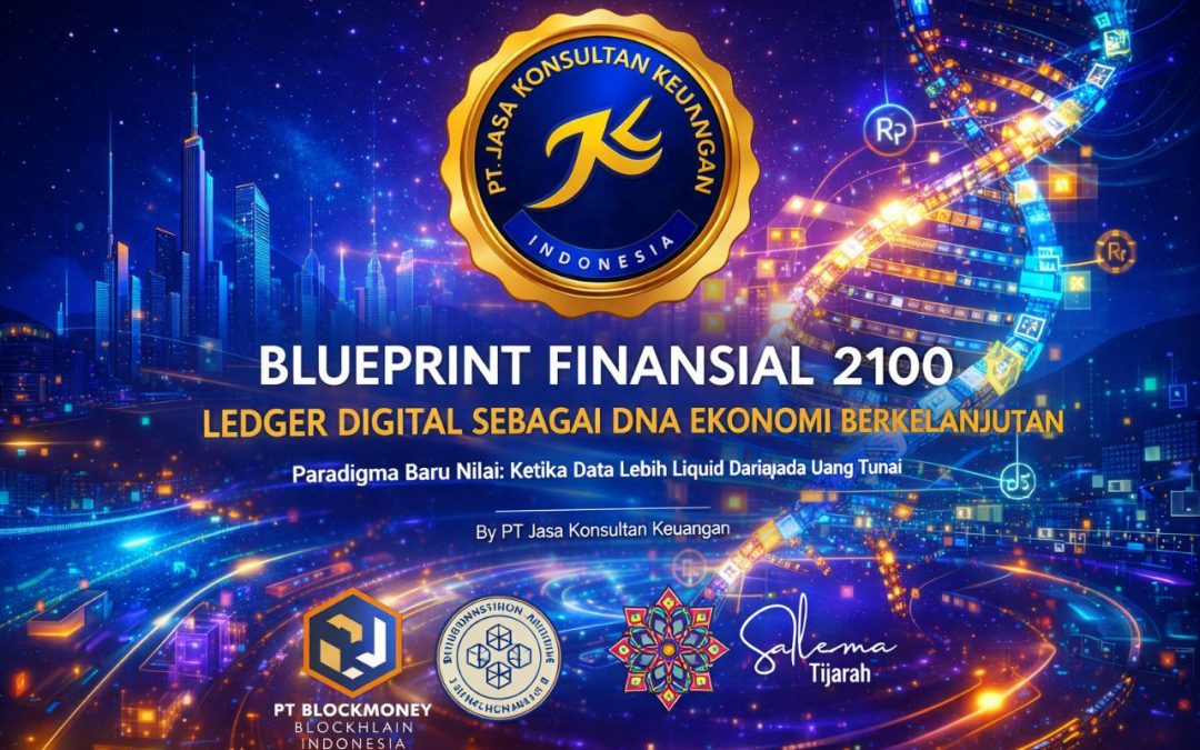 BLUEPRINT FINANSIAL 2100: LEDGER DIGITAL SEBAGAI DNA EKONOMI BERKELANJUTAN PARADIGMA BARU NILAI: KETIKA DATA LEBIH LIQUID DARI PADA UANG TUNAI BY PT JASA KONSULTAN KEUANGAN