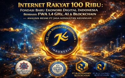 Internet Rakyat 100 Ribu: Fondasi Baru Ekonomi Digital Indonesia Berbasis FWA 1.4 GHz, AI & Blockchain — Analisis Resmi PT Jasa Konsultan Keuangan