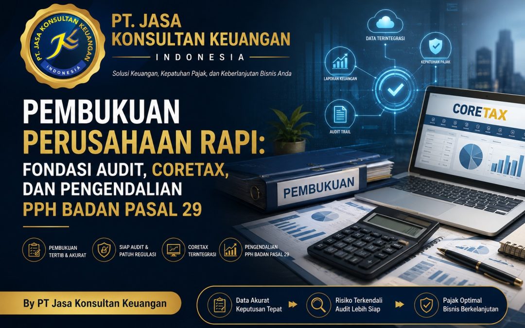 Pembukuan Perusahaan Rapi: Fondasi Audit, Coretax, dan Pengendalian PPh Badan Pasal 29 By PT Jasa Konsultan Keuangan