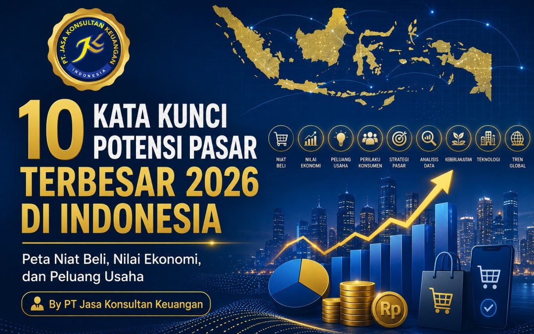 10 Kata Kunci Potensi Pasar Terbesar 2026 di Indonesia: Peta Niat Beli, Nilai Ekonomi, dan Peluang Usaha By PT Jasa Konsultan Keuangan