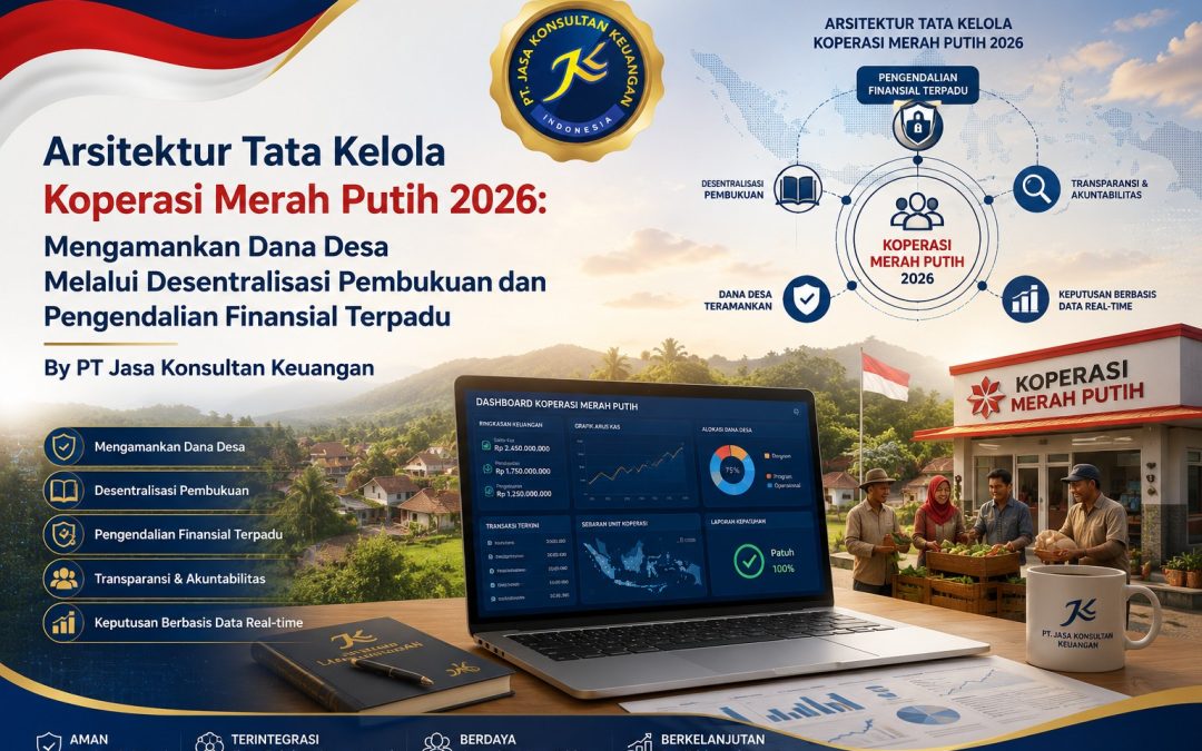 Arsitektur Tata Kelola Koperasi Merah Putih 2026: Mengamankan Dana Desa Melalui Desentralisasi Pembukuan dan Pengendalian Finansial Terpadu By PT Jasa Konsultan Keuangan