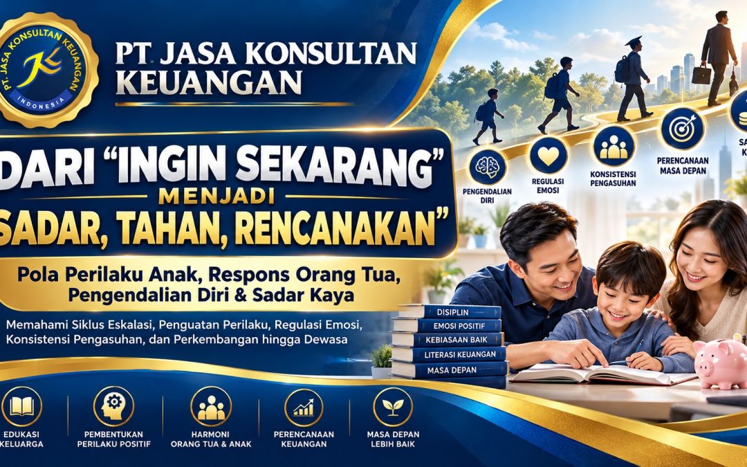 PT JASA KONSULTAN KEUANGAN DARI “INGIN SEKARANG” MENJADI “SADAR, TAHAN, RENCANAKAN”