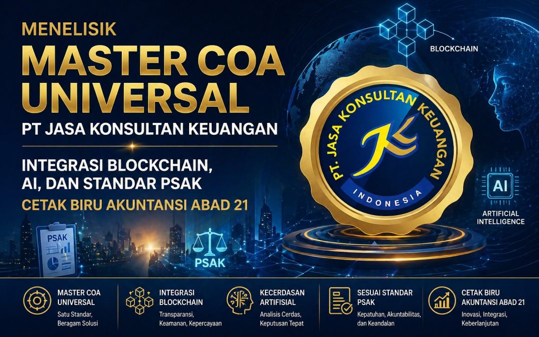 Menelisik Master COA Universal PT Jasa Konsultan Keuangan — Integrasi Blockchain, AI, dan Standar PSAK Cetak Biru Akuntansi Abad 21