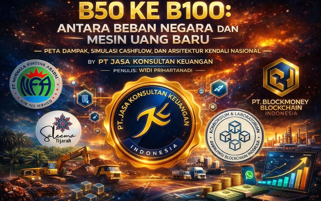 B50 Ke B100: Antara Beban Negara Dan Mesin Uang Baru — Peta Dampak, Simulasi Cashflow, Dan Arsitektur Kendali Nasional By Pt Jasa Konsultan Keuangan Penulis: Widi Prihartanadi