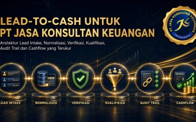 LEAD-TO-CASH UNTUK PT JASA KONSULTAN KEUANGAN Arsitektur Lead Intake, Normalisasi, Verifikasi, Kualifikasi, Audit Trail dan Cashflow yang Terukur