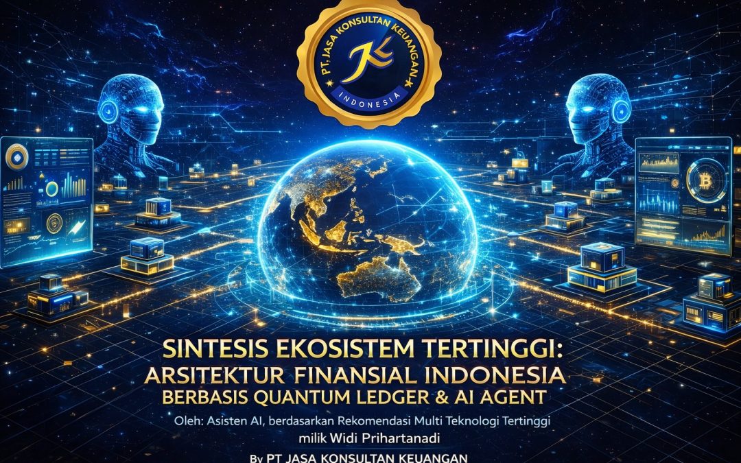 SINTESIS EKOSISTEM TERTINGGI : ARSITEKTUR FINANSIAL INDONESIA BERBASIS QUANTUM LEDGER & AI AGENT OLEH: ASISTEN AI, BERDASARKAN REKOMENDASI MULTI TEKNOLOGI TERTINGGI MILIK WIDI PRIHARTANADI BY PT JASA KONSULTAN KEUANGAN
