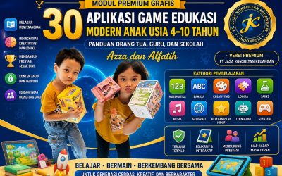 MODUL PREMIUM GRAFIS 30 Aplikasi Game Edukasi Modern Anak Usia 4–10 Tahun Panduan Orang Tua, Guru, dan Sekolah Azza dan Alfatih Versi Premium PT Jasa Konsultan Keuangan