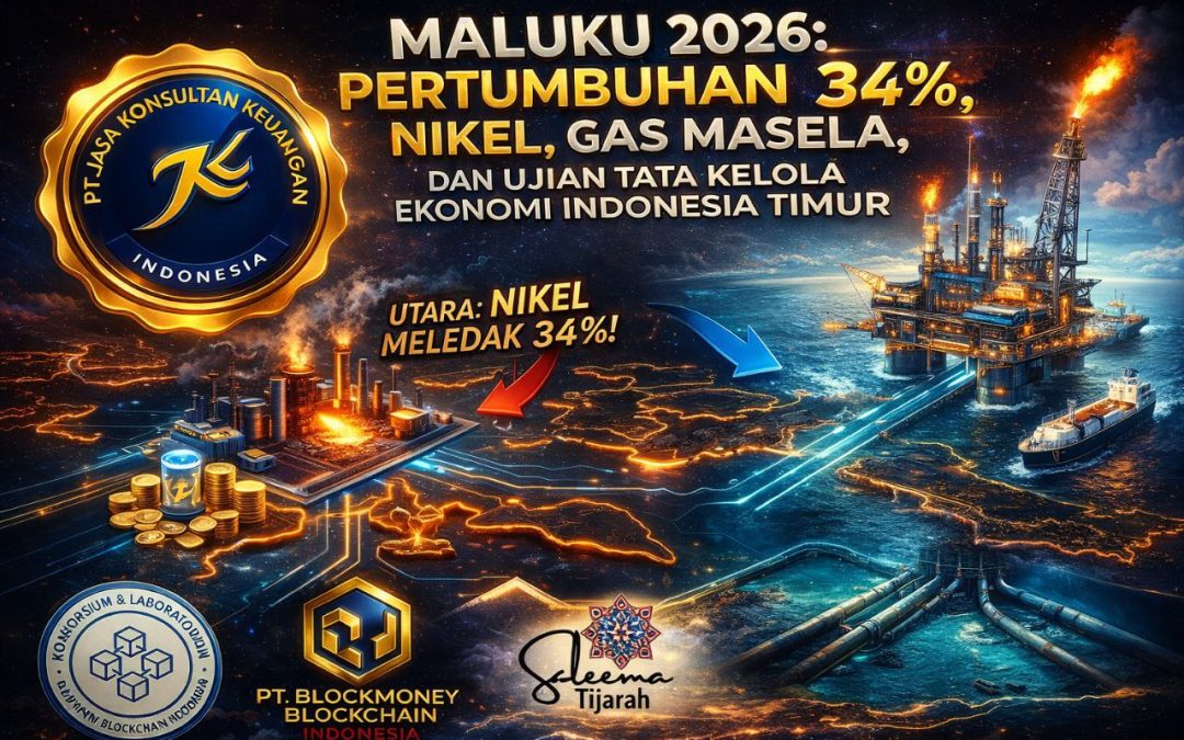 MALUKU 2026: PERTUMBUHAN 34%, NIKEL, GAS MASELA, DAN UJIAN TATA KELOLA EKONOMI INDONESIA TIMUR ANALISIS FINANSIAL STRATEGIS BERBASIS DATA, RANTAI NILAI, DAN ARSITEKTUR KEPULAUAN PT JASA KONSULTAN KEUANGANMALUKU 2026: PERTUMBUHAN 34%, NIKEL, GAS MASELA, DAN UJIAN TATA KELOLA EKONOMI INDONESIA TIMUR ANALISIS FINANSIAL STRATEGIS BERBASIS DATA, RANTAI NILAI, DAN ARSITEKTUR KEPULAUAN PT JASA KONSULTAN KEUANGAN