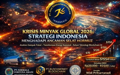 KRISIS MINYAK GLOBAL 2026: STRATEGI INDONESIA MENGHADAPI ANCAMAN SELAT HORMUZ V1 ANALISIS DAMPAK FISKAL, TRANSFORMASI ENERGI, DAN SOLUSI TEKNOLOGI BLOCKCHAIN-AI UNTUK KETAHANAN NASIONAL PENULIS: WIDI PRIHARTANADI PT JASA KONSULTAN KEUANGAN