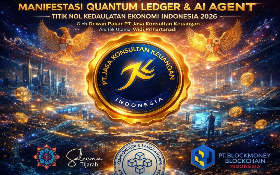 MANIFESTASI QUANTUM LEDGER & AI AGENT – TITIK NOL KEDAULATAN EKONOMI INDONESIA 2026  Oleh: Dewan Pakar PT Jasa Konsultan Keuangan Arsitek Utama: Widi Prihartanadi