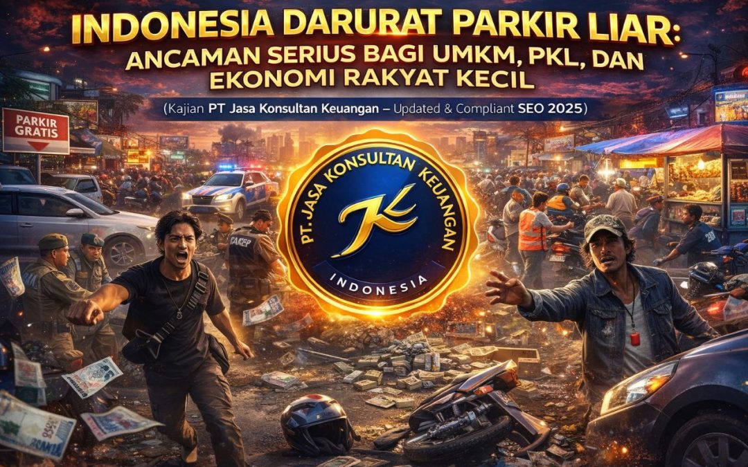 Indonesia Darurat Parkir Liar: Ancaman Serius bagi UMKM, PKL, dan Ekonomi Rakyat Kecil (Kajian PT Jasa Laporan Keuangan — Updated & Compliant SEO 2025)