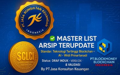 MASTER LIST ARSIP TERUPDATE  Standar: Teknologi Tertinggi Blockchain + AI – Widi Prihartanadi Status: DRAF INDUK – VERSI CEK & VALIDASI By PT Jasa Konsultan Keuangan