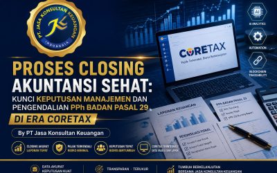 Proses Closing Akuntansi Sehat: Kunci Keputusan Manajemen dan Pengendalian PPh Badan Pasal 29 di Era Coretax By PT Jasa Konsultan Keuangan