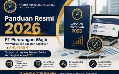 Panduan Resmi 2026 PT Perorangan Wajib Menyampaikan Laporan Keuangan ke AHU/SABH Tenggat, Isi Laporan, Tahapan Sanksi, dan Langkah Aman 2026 By PT Jasa Konsultan Keuangan