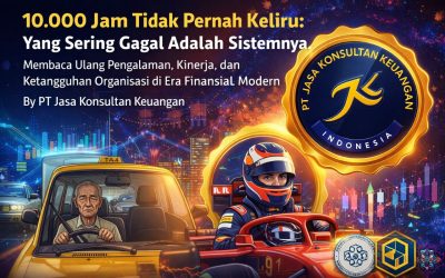 10.000 JAM TIDAK PERNAH KELIRU YANG SERING GAGAL ADALAH SISTEMNYA MEMBACA ULANG PENGALAMAN, KINERJA, DAN KETANGGUHAN ORGANISASI DI ERA FINANSIAL MODERN BY PT JASA KONSULTAN KEUANGAN