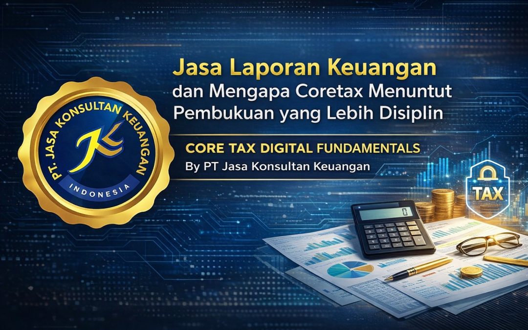 JASA LAPORAN KEUANGAN DAN MENGAPA CORETAX MENUNTUT PEMBUKUAN YANG LEBIH DISIPLIN CORE TAX DIGITAL FUNDAMENTALS BY PT JASA KONSULTAN KEUANGAN