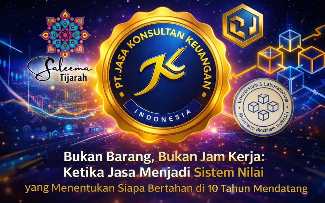Bukan Barang, Bukan Jam Kerja: Ketika Jasa Menjadi Sistem Nilai yang Menentukan Siapa Bertahan di 10 Tahun Mendatang By PT Jasa Konsultan Keuangan