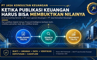PT JASA KONSULTAN KEUANGAN KETIKA PUBLIKASI KEUANGAN HARUS BISA MEMBUKTIKAN NILAINYA