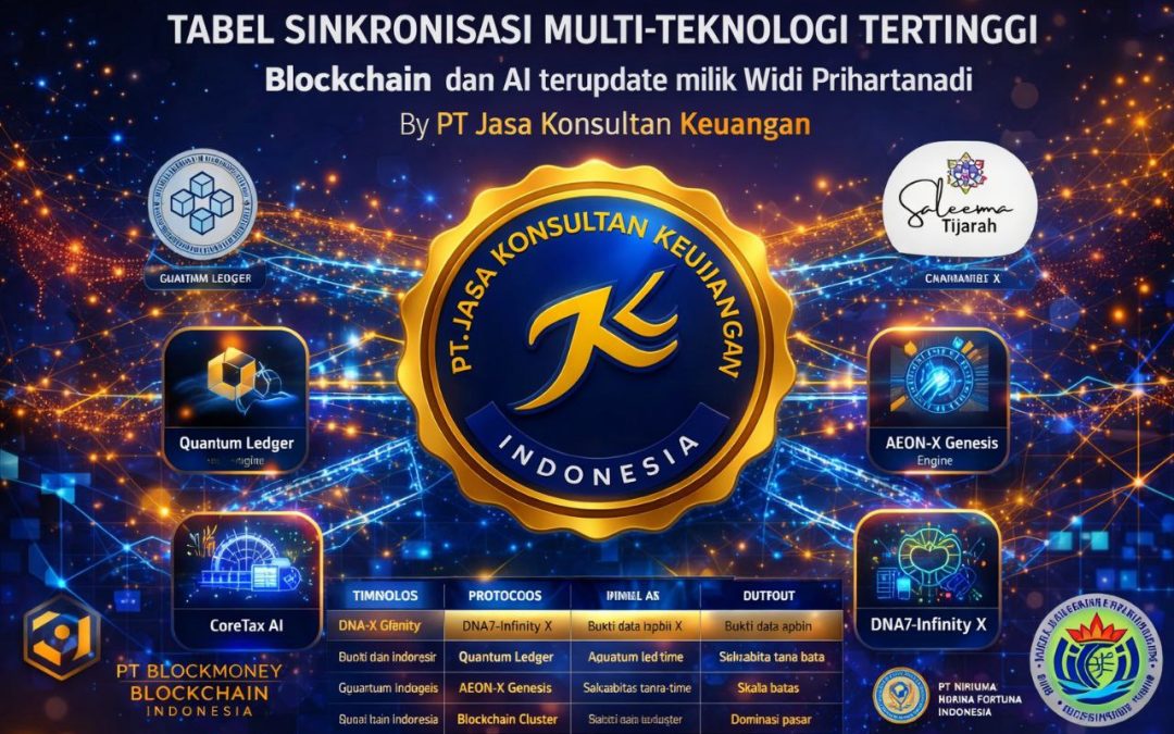 TABEL SINKRONISASI MULTI-TEKNOLOGI TERTINGGI BLOCKCHAIN DAN AI TERUPDATE MILIK WIDI PRIHARTANADI BY PT JASA KONSULTAN KEUANGAN