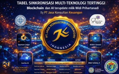 TABEL SINKRONISASI MULTI-TEKNOLOGI TERTINGGI BLOCKCHAIN DAN AI TERUPDATE MILIK WIDI PRIHARTANADI BY PT JASA KONSULTAN KEUANGAN