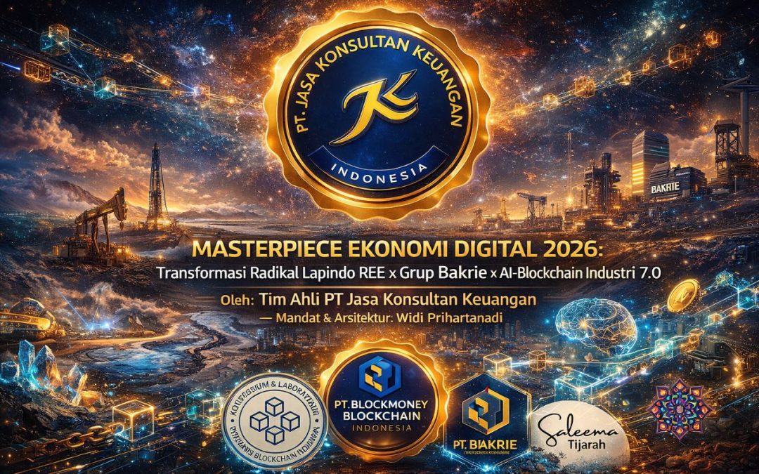 MASTERPIECE EKONOMI DIGITAL 2026: Transformasi Radikal Lapindo REE x Grup Bakrie x AI-Blockchain Industri 7.0 By PT JASA KONSULTAN KEUANGAN