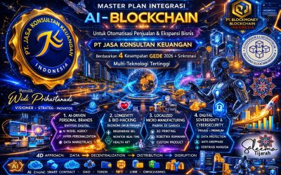 MASTER PLAN INTEGRASI AI-BLOCKCHAIN UNTUK OTOMATISASI PENJUALAN & EKSPANSI BISNIS PT JASA KONSULTAN KEUANGAN BERDASARKAN 4 KESEMPATAN GEDE 2026 + SINKRONASI MULTI-TEKNOLOGI TERTINGGI PEMILIK: WIDI PRIHARTANADI ENTITAS: PT JASA KONSULTAN KEUANGAN