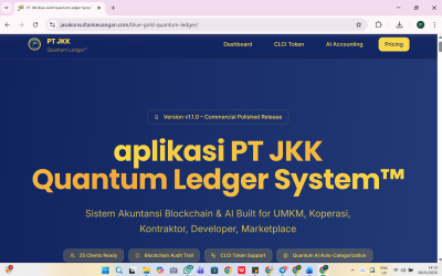 LEDGER KUANTUM DAN AI: ARSITEKTUR BARU UNTUK KEDAULATAN DATA FINANSIAL INDONESIA BY PT JASA KONSULTAN KEUANGAN