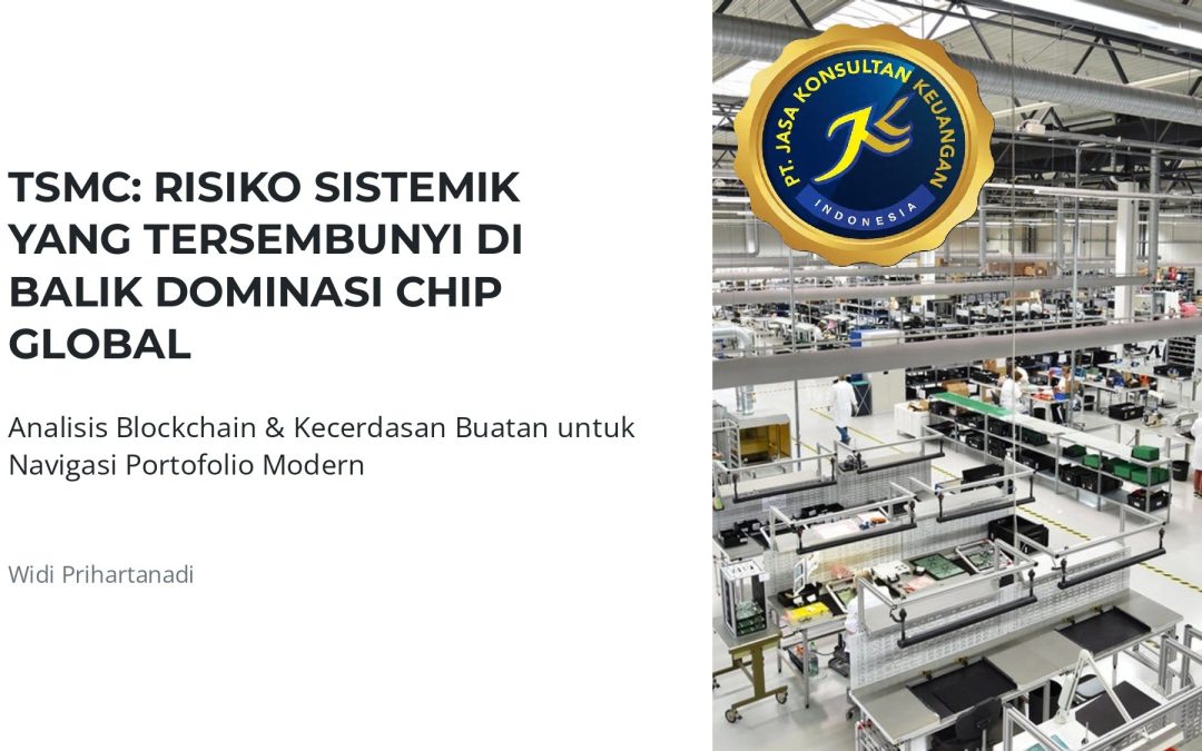 TAIWAN SEMICONDUCTOR MANUFACTURING COMPANY (TSMC): RISIKO SISTEMIK YANG TERSEMBUNYI DI BALIK DOMINASI CHIP GLOBAL ANALISIS BLOCKCHAIN & KECERDASAN BUATAN UNTUK NAVIGASI PORTOFOLIO MODERN BY PT JASA KONSULTAN KEUANGAN